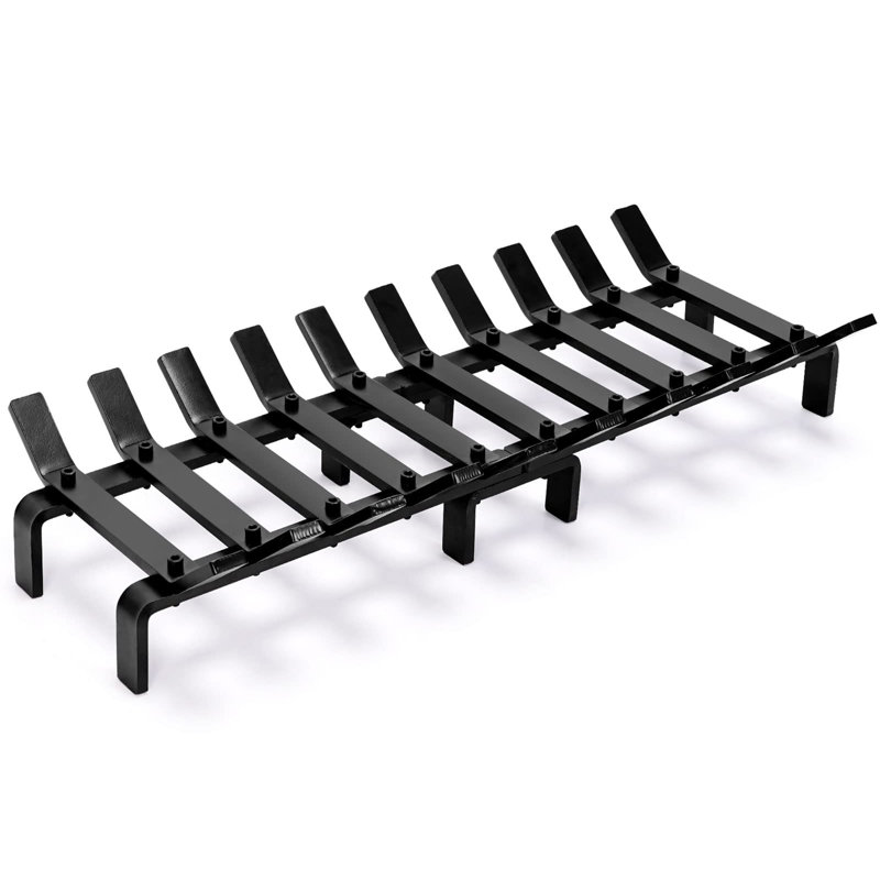 Fireplace Grate, 4" H x 24" W x 10" D