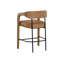 Upholstered Stool with Solid Wood Frame-96097332