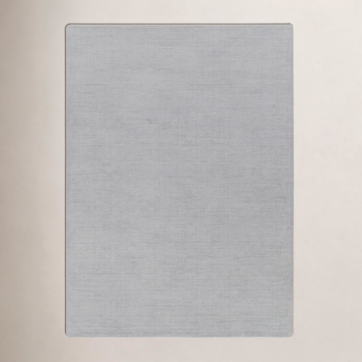 Crowe Gray Hand-Loomed Wool Rug, Rectangle 7'6" x 9'6"