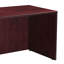 Crédence Reo, plateau rectangulaire de 66 pouces, pieds en panneau, bois rouge acajou-118318937