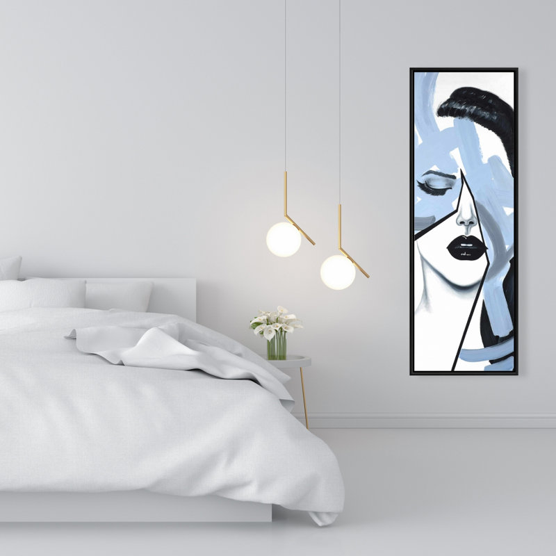 «Abstract Blue Woman Portrait» sur