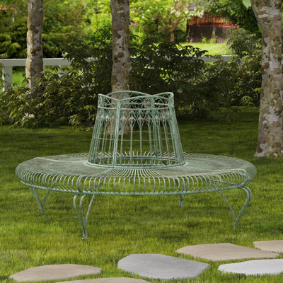 Knightsen Iron Tree Bench
