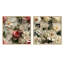 Ashington - Ensemble de 2 collages carrés floraux-101855566-101855564