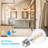 7W (60W Eqv.) A19 LED Vintage Light Bulbs, Dimmable LED Filament Light Bulbs, 800lm, Soft White, UL DOE Listed, Classic Clear Glass, E26 Base