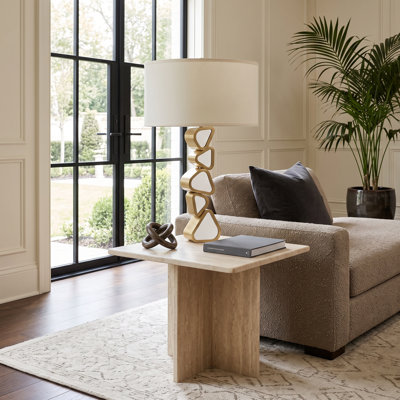 Pebble 28" Gold Table Lamp
