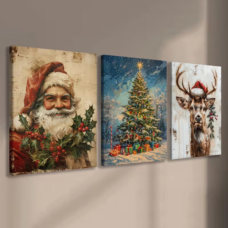 3 Piece Wrapped Canvas Print