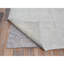 Tapis oriental tissé dense à la main 8 pi x 9 pi 10 po gris pâle avec motif de grandes feuilles, 100% laine nouée à la main