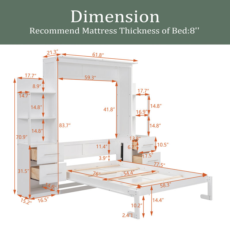 Murphy Bed, White