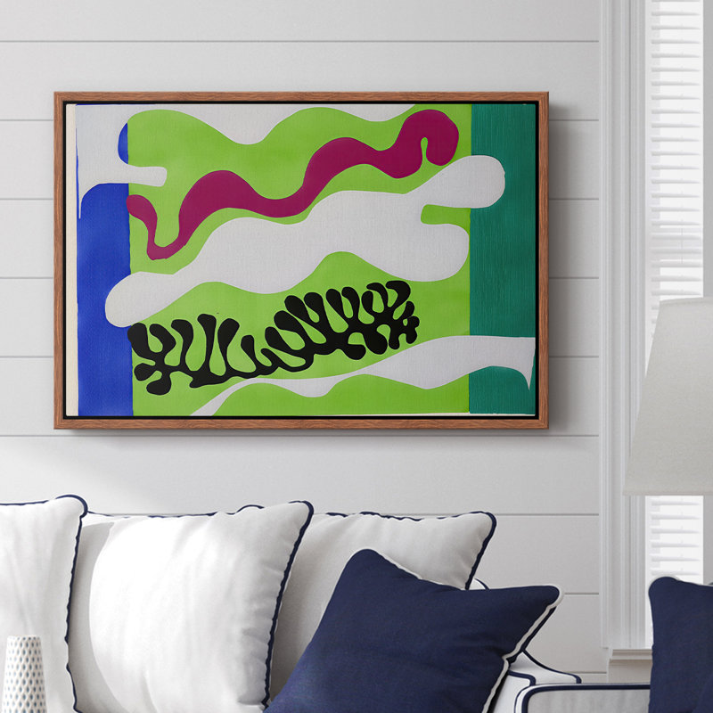 The Lagoon (Le lagon), from Jazz, 1947 - Henri Matisse, toile tendue avec châssis, 16x24, Noyer