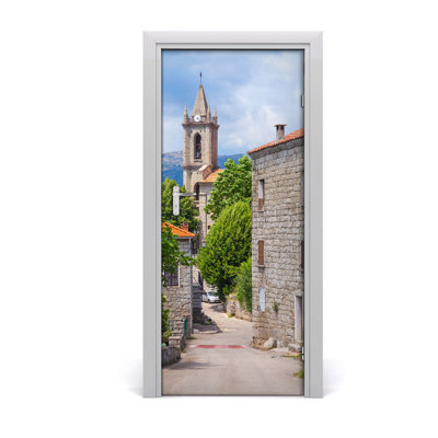 Town Street -Autoadeziv Door Decal
