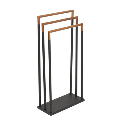 Porte-serviettes sur pied à 3 niveaux