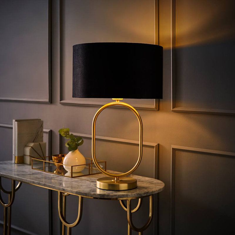 Alechandre Metal Table Lamp, No