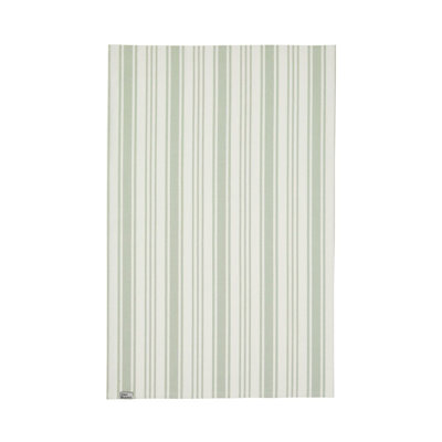 Sage Stripe Stripe Tea Towel Kitchen Towel