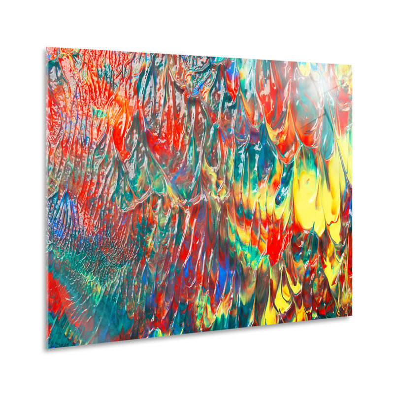 Acrylic Color Down by Giallobus - No Frame Painting on Plastic / Acrylic, 70cm H x 100cm W