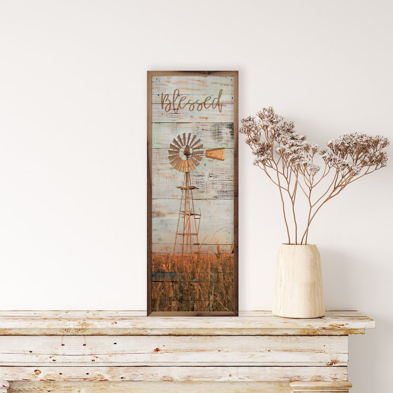 Blessed Windmill, 48" H x 16" W