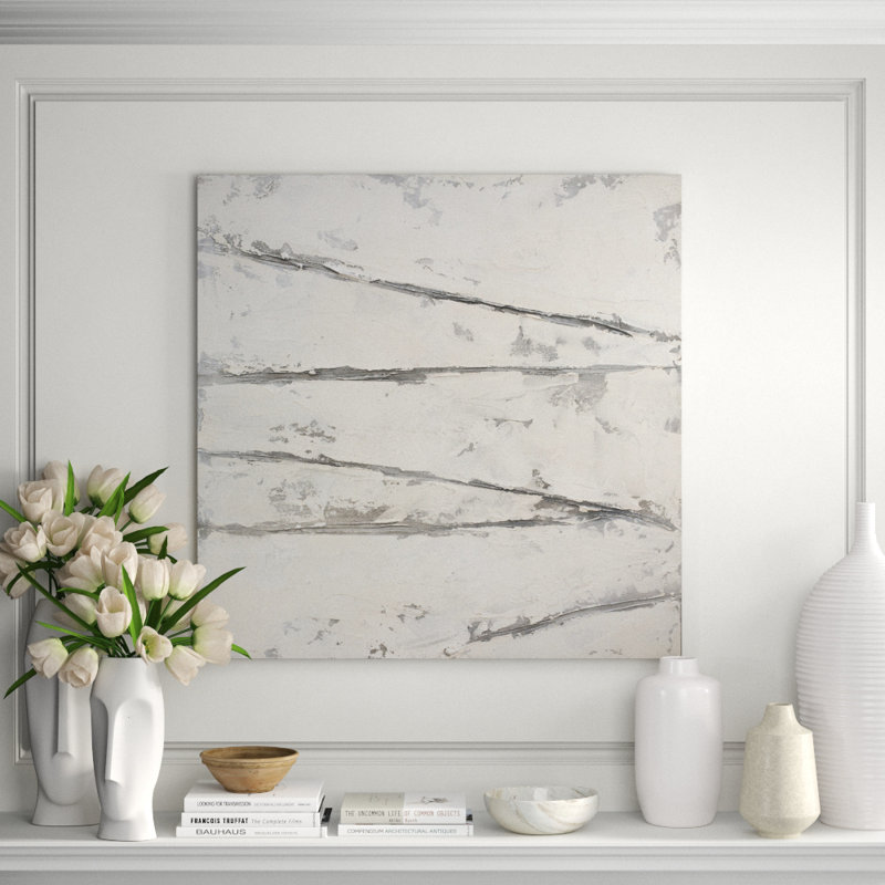 Gray' Print on Canvas