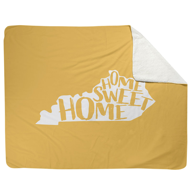 Jeté polaire kentucky, l 52,5 po x L 62,5 po, Jaune