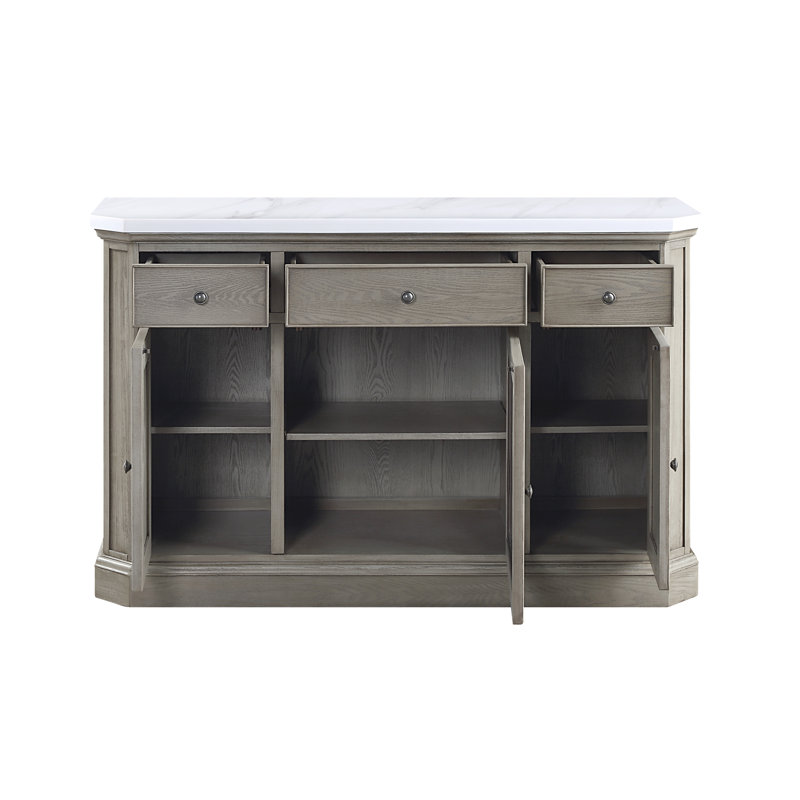 Holdean 56 " W Solid Wood Sideboard