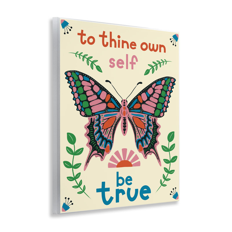  "To Thine Self Be True Expression", art mural par Carrie Cantwell