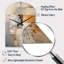 Abstraction I - Arch Shape Large Abstract Collages 3D Wall Clock-104241241