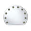 Miroir d'appoint ACME Alma, finition blanche