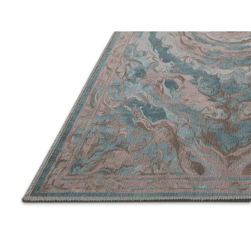 Tapis gris lavable à la machine