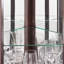 Corner Glass Cabinet Lighted Curio Cabinet Corner Display Case For Living Room, Curio Cabinet, Antique Collection, Wine,Bar Glass Storage Light Included-1354825708