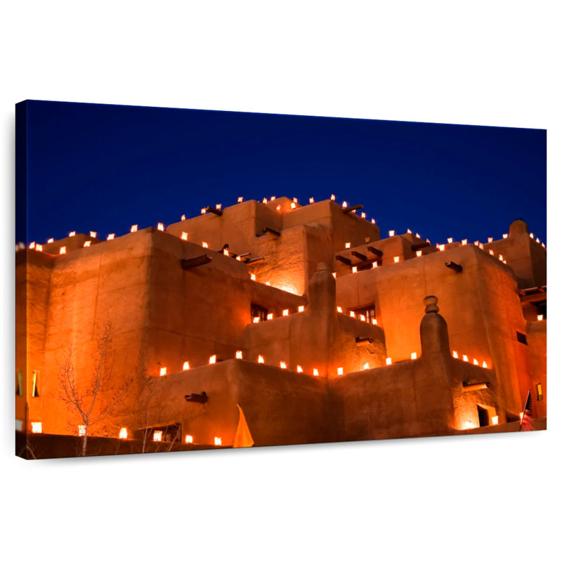 Nicci Santa Fe At Night, 16" H x 24" W