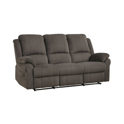 Canapé inclinable, chenille brune