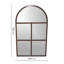 Metal Arch Wall Mirror