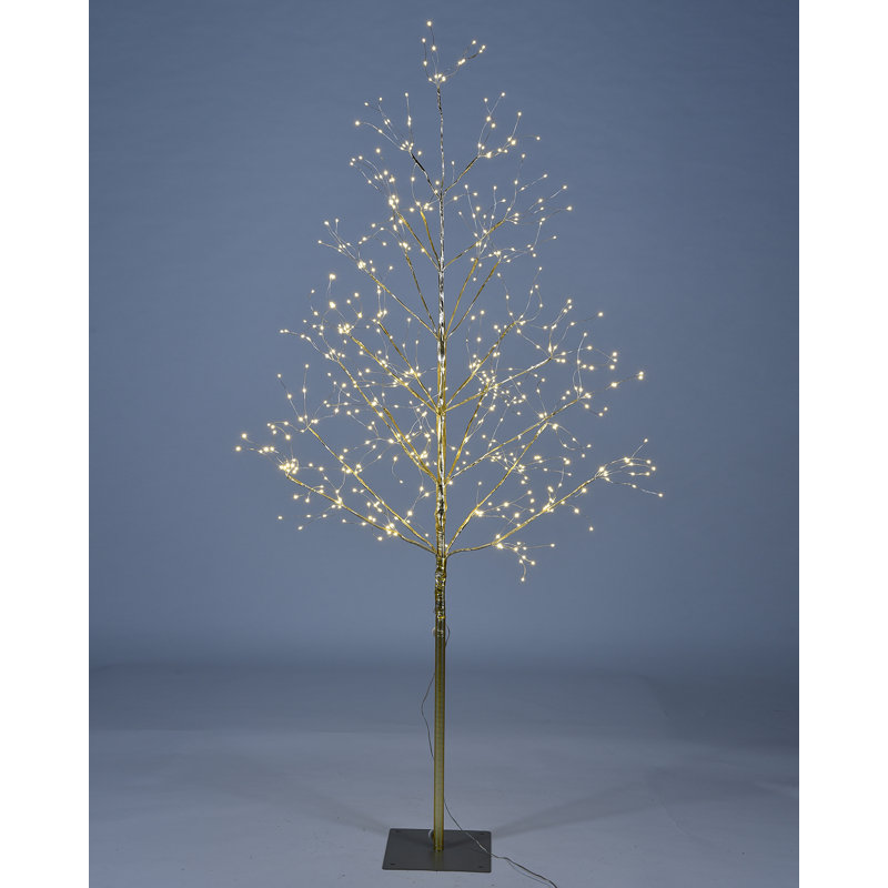60'' LED Lighted Trees & Branches, Golden
