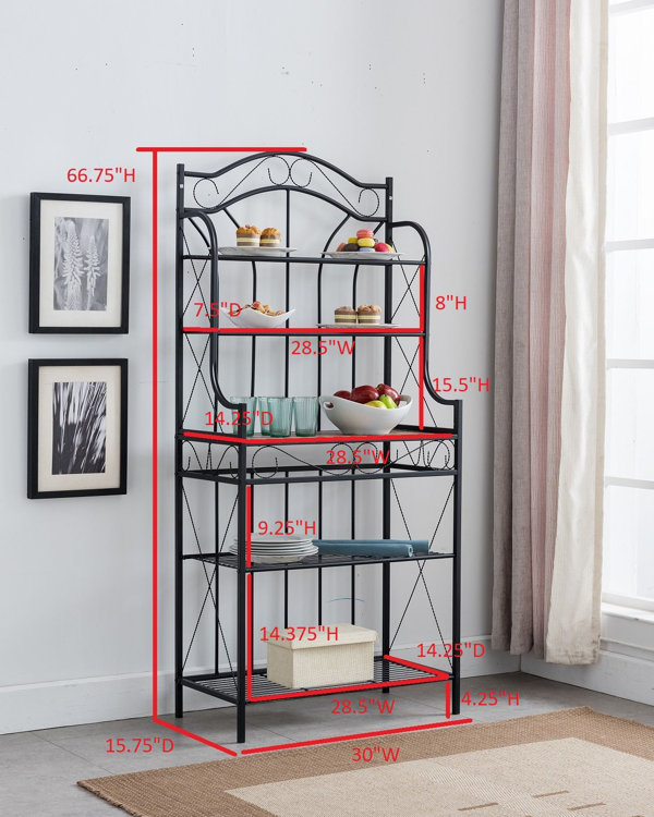 5 Shelf Steel Frame Bakery Display [BAK5700] – ALCO Designs