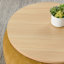 Repose-pieds de rangement rond en forme de table de bout et de repose-pieds 2 en 1-1183810