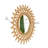 24'' Solana Mirror, Wall-Mounted Bamboo Artistry Circle Mirror With Hemp, Irregular Shape, Suitable For Bathroom, Bedroom, Living Room, Entryway, Etc.