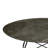 Glossy Round with Steel Base Dining Table-96432534