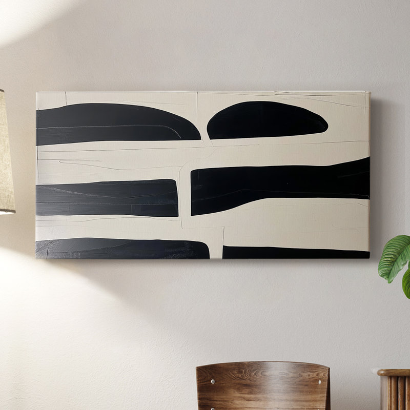 Abstract Series 7 #C-Gallery Wrapped Canvas, 16" H x 32" W