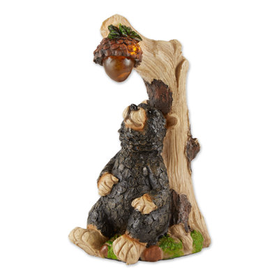 STATUE SOLAIRE DE NOIR OURS