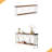 Stylish Coffee Table,Nordic Style Sofa Table,2-Tier Console Table