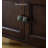 Traditional Solid Wood Shoe Bench with Leather Backrest-1158378322