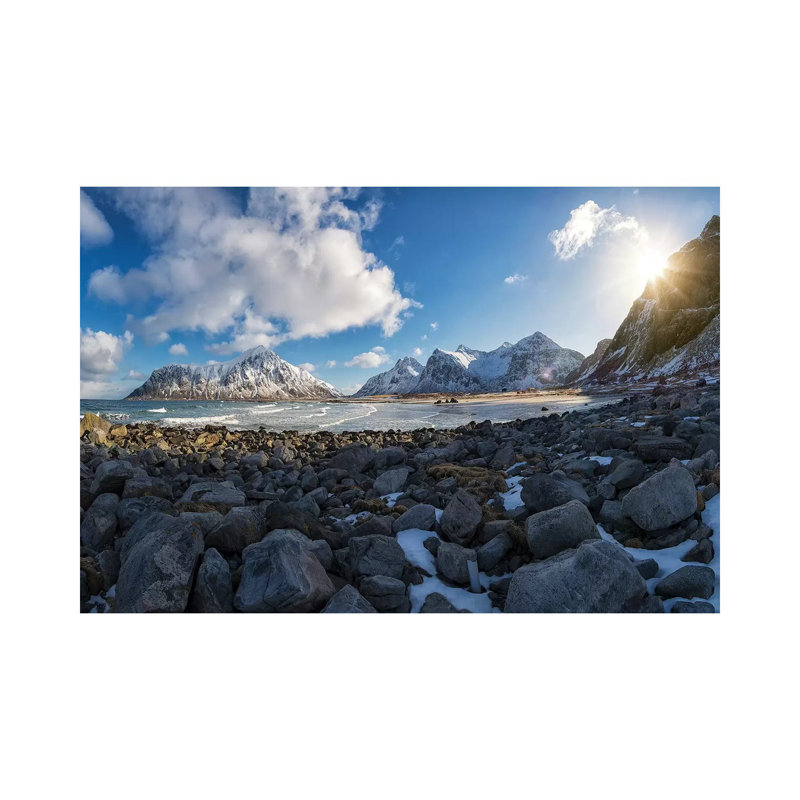 Flakstad Beach by Andreas Stridsberg - Wrapped Canvas Gallery-Wrapped Canvas Giclée, 66.04cm H x 101.6cm W