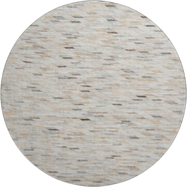 Premium Machine Washable Honig AMF1660 Geometric Rug
