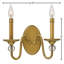 Applique murale 2 lumières Eleanor-1030325799