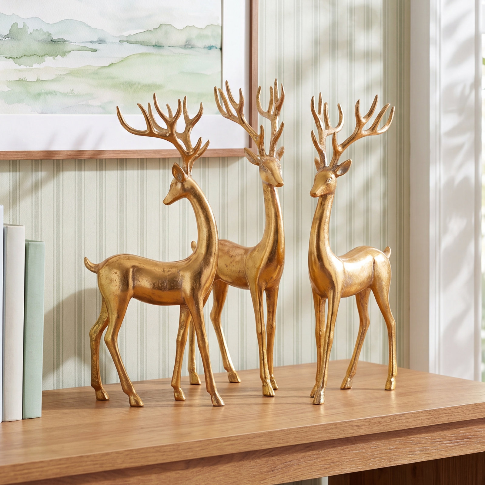 Hallelujah Standing Deer Figurine