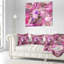 Abstrait avec pivoine rose - coussin à imprimé floral-29598392-29598396