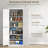 72.5"H Freestanding Kitchen Pantry Cabinet-1660649432