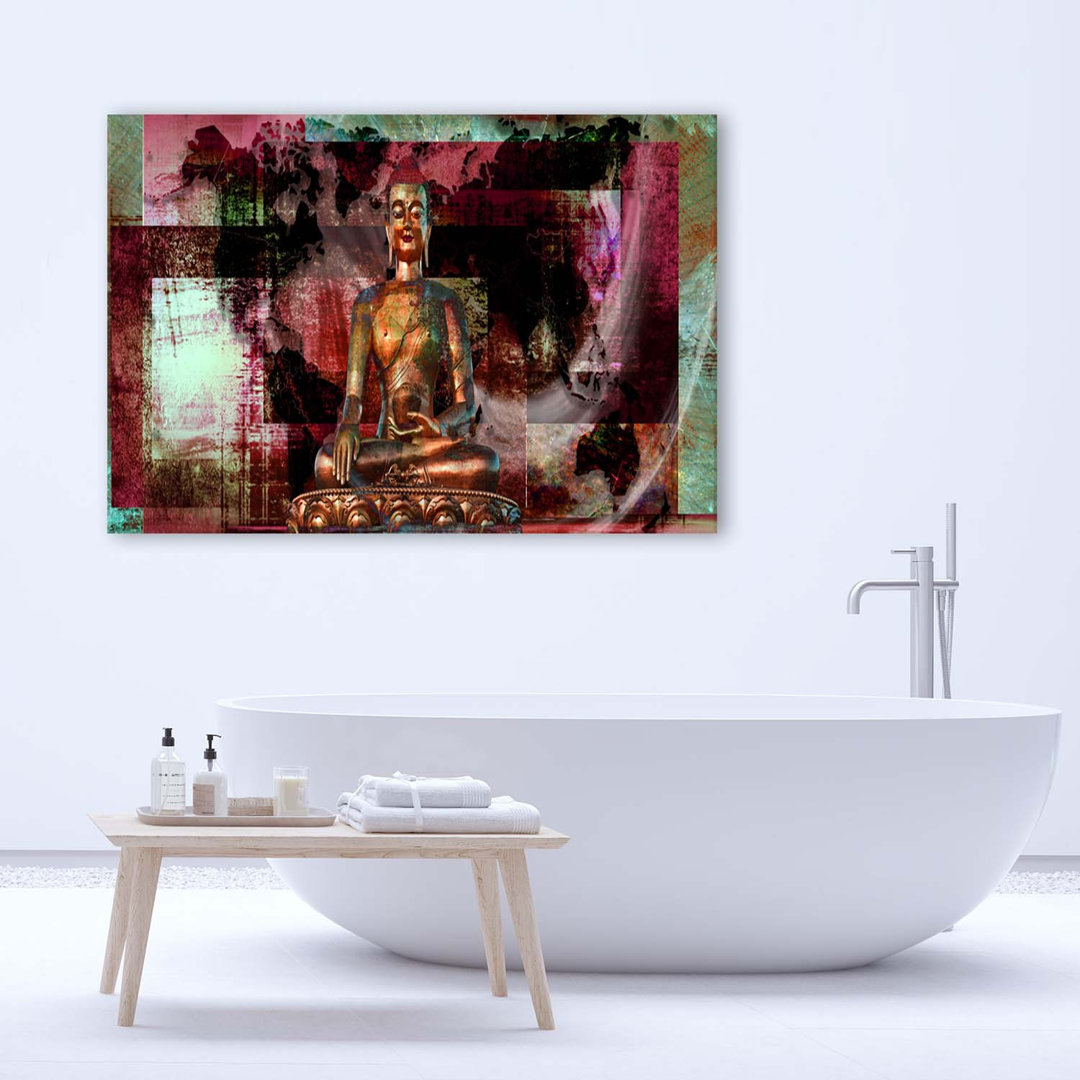 Leinwandbild Abstract Buddha Painting