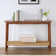 Alisma Console Table - Calais Collection 48-Inch Entryway Table with Woven Shelf - Solid Acacia Wood Modern Sofa Table