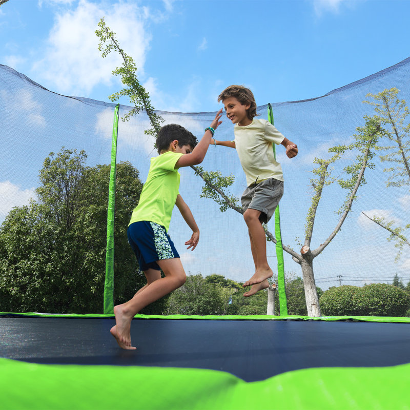 Coussin de protection pour trampoline Aoodor, Vert, H 0,6 po x l 120 po x P 120 po