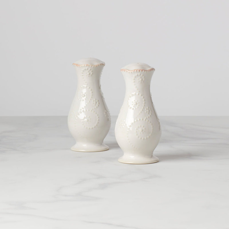 Lenox French Perle Salt and Pepper Shaker Set