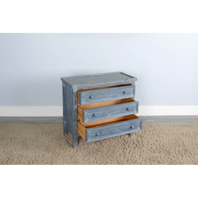 Commode latérale Ariel, Bleu océan